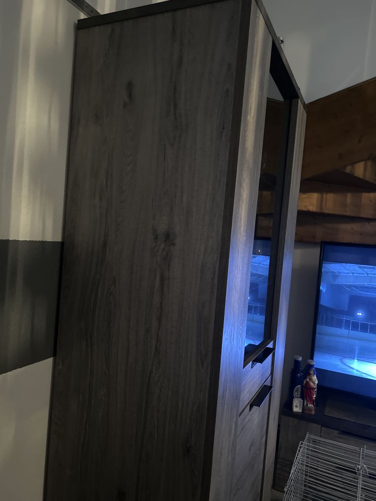 Colonne Vitr�e 2 Portes Bois (RIUCKO) 260 Maraussan (34)