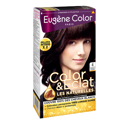 Kit de coloration cheveux Eug�ne Color Ch�tain/Acajou 2 Bar-le-Duc (55)