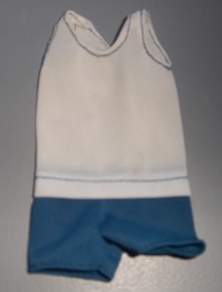 Combi short pressions carr�es bleu et blanc BARBIE 4 Colombier-Fontaine (25)