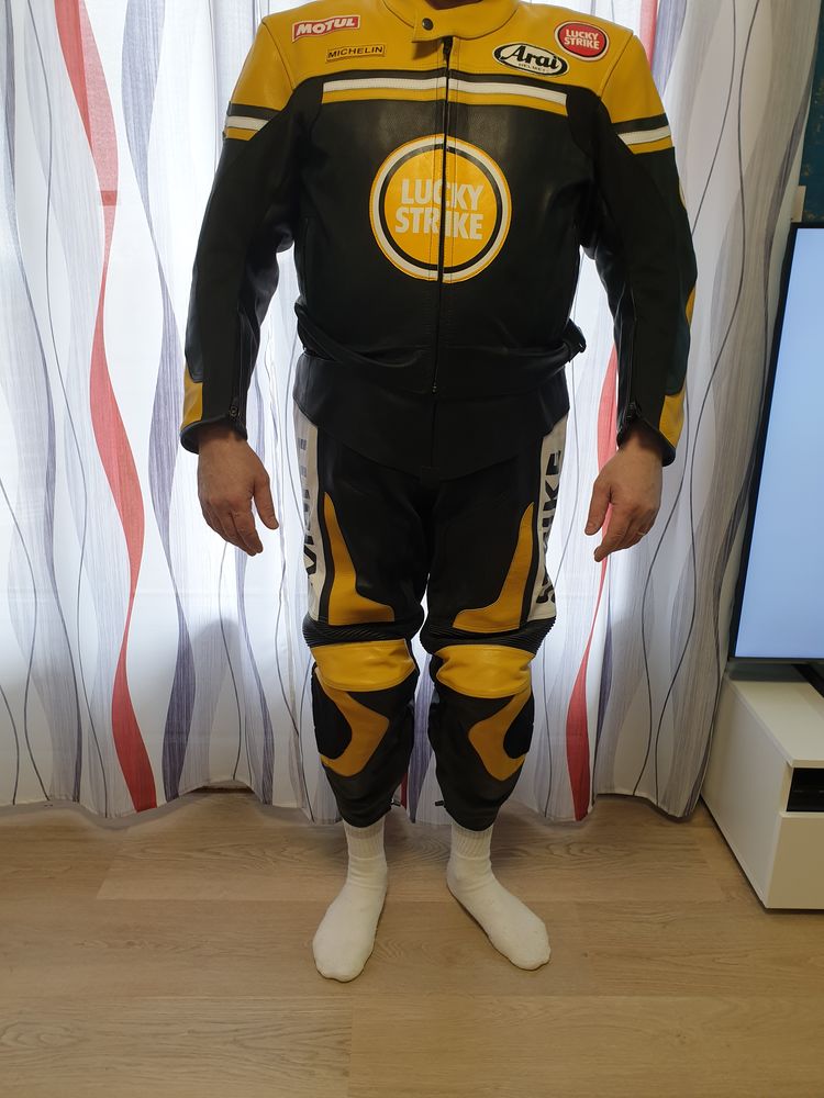 Combinaison moto cuir vachette 400 Pradelles (43)