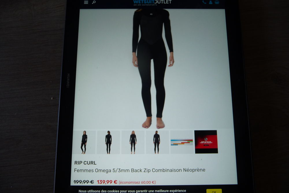 combinaison n�opr�ne plong�e femme 
95 Villeneuve-l�s-B�ziers (34)