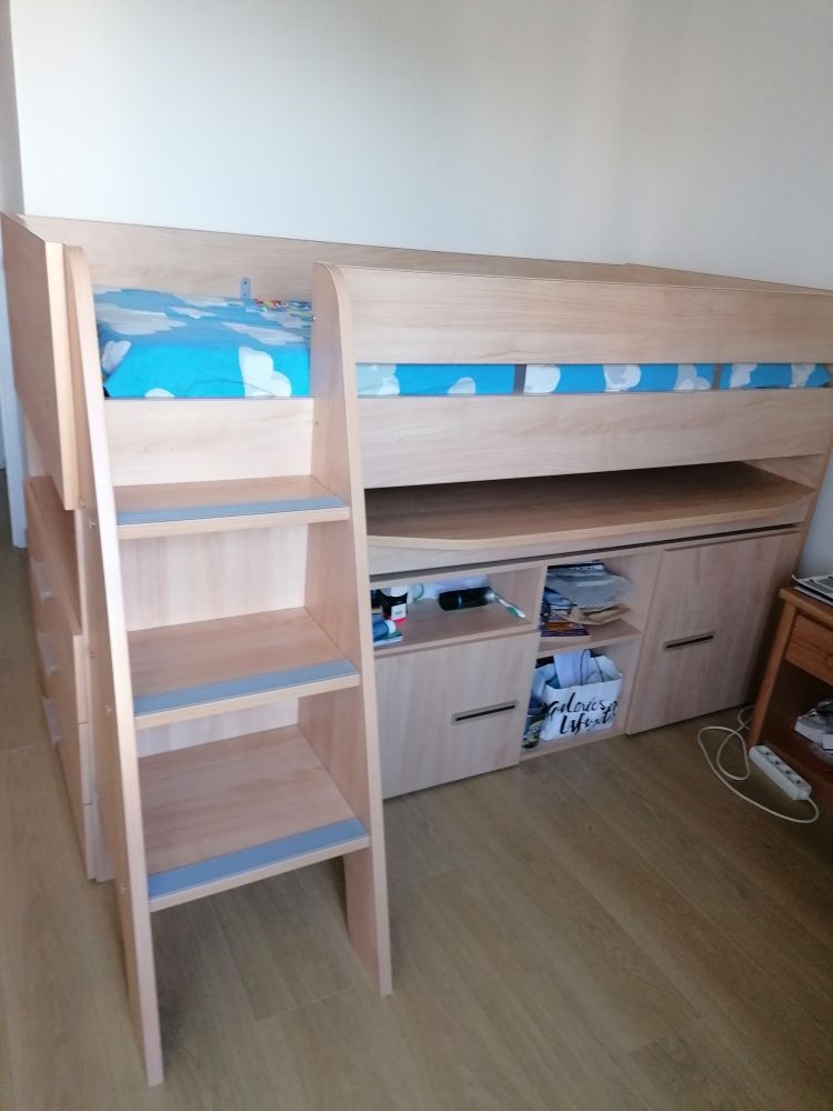Combin� Lit   Bureau   Rangement Gautier 200 �lancourt (78)