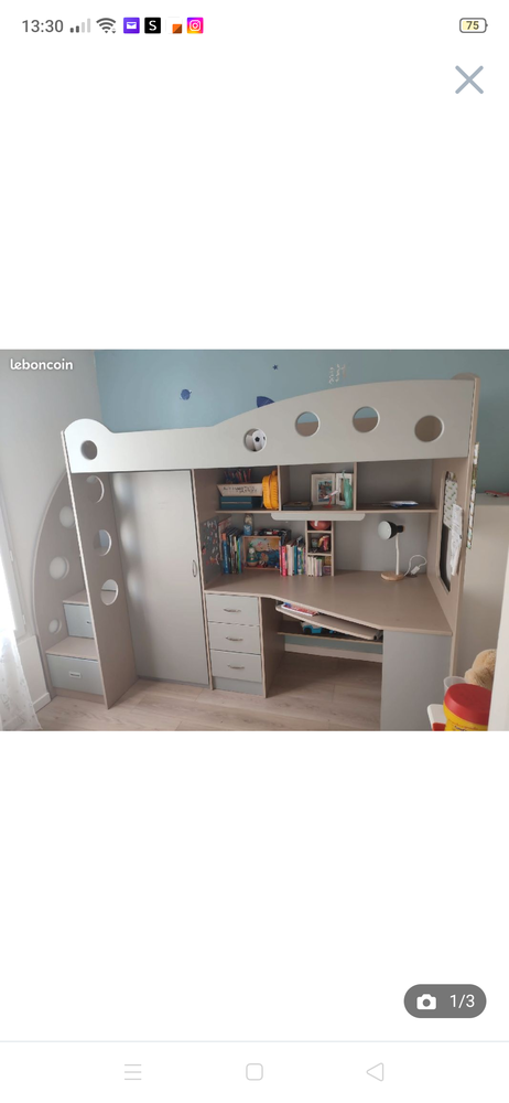 Lit Combin� Bureau 260 Saint-Gratien (95)