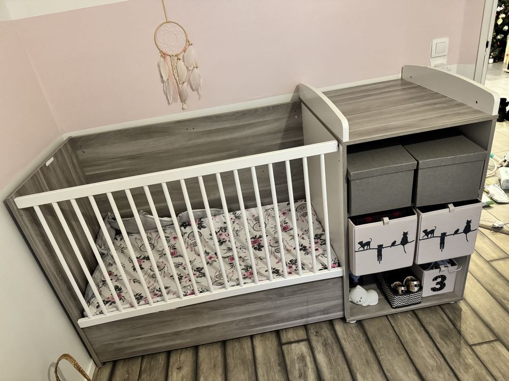 Lit combin� �volutif 60x120 en 90x190-table � langer/commode 249 Limeil-Br�vannes (94)