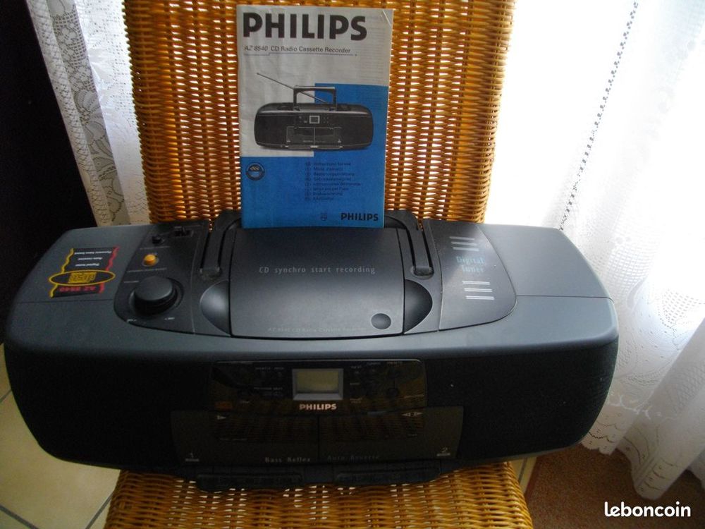 Combin� Radio / Double cassettes / cd - Marque : Philps 25 Perros-Guirec (22)