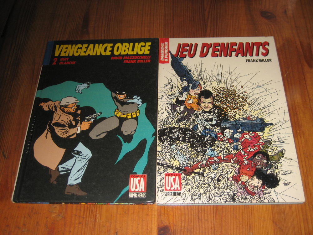 lot comics BATMAN vengeance oblige 2+ DAREDEVIL PUNISHER jeux d'enfants 1989 marvel 12 C�zy (89)