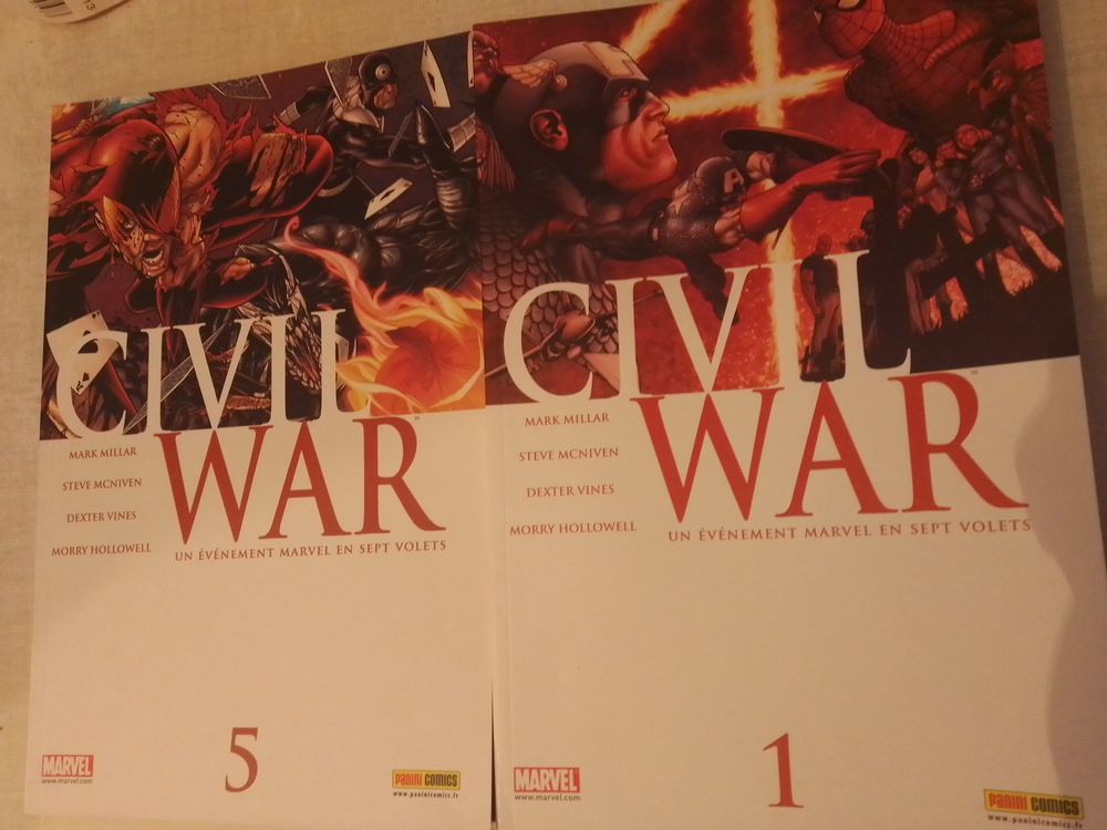 comics 7 N�de Civil War 25 Fontenay-sous-Bois (94)