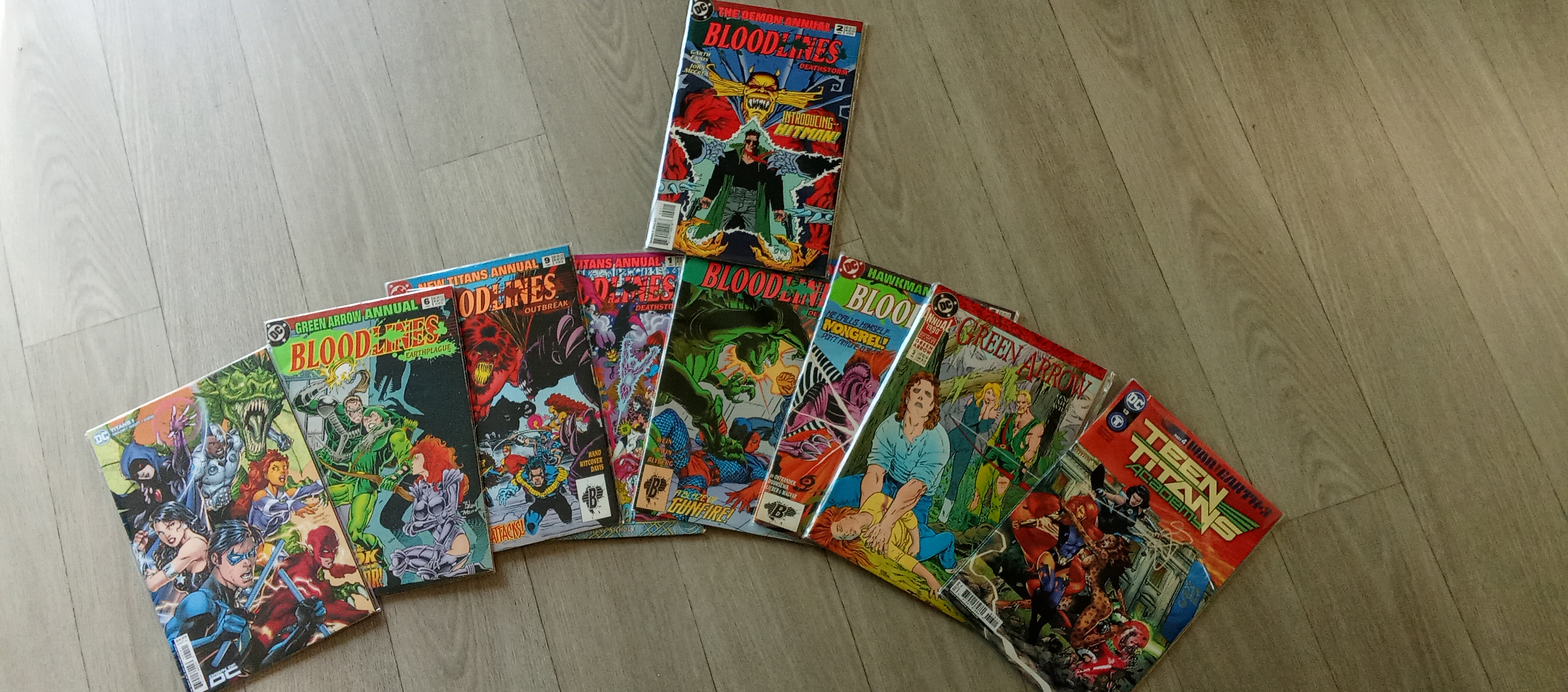 Lot 9 comics us en vo cot�s et neufs et prot�g�s 14 Saint-Nazaire (44)
