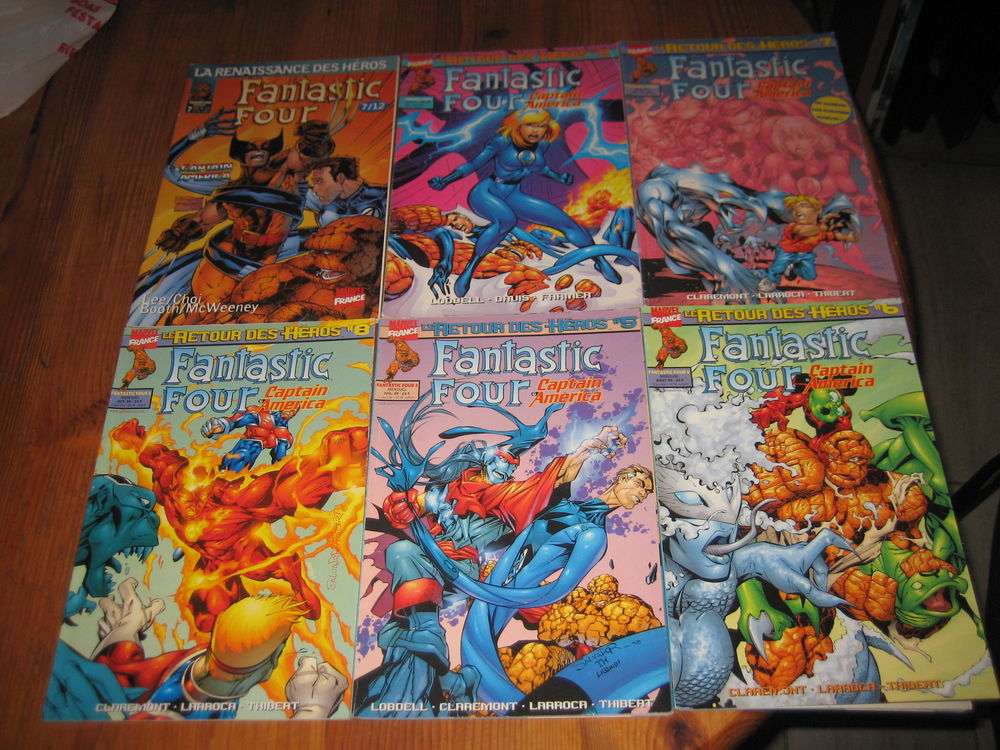 lot 6 comics FANTASTIC FOUR en fran�ais panini marvel comics 1998/99 15 C�zy (89)