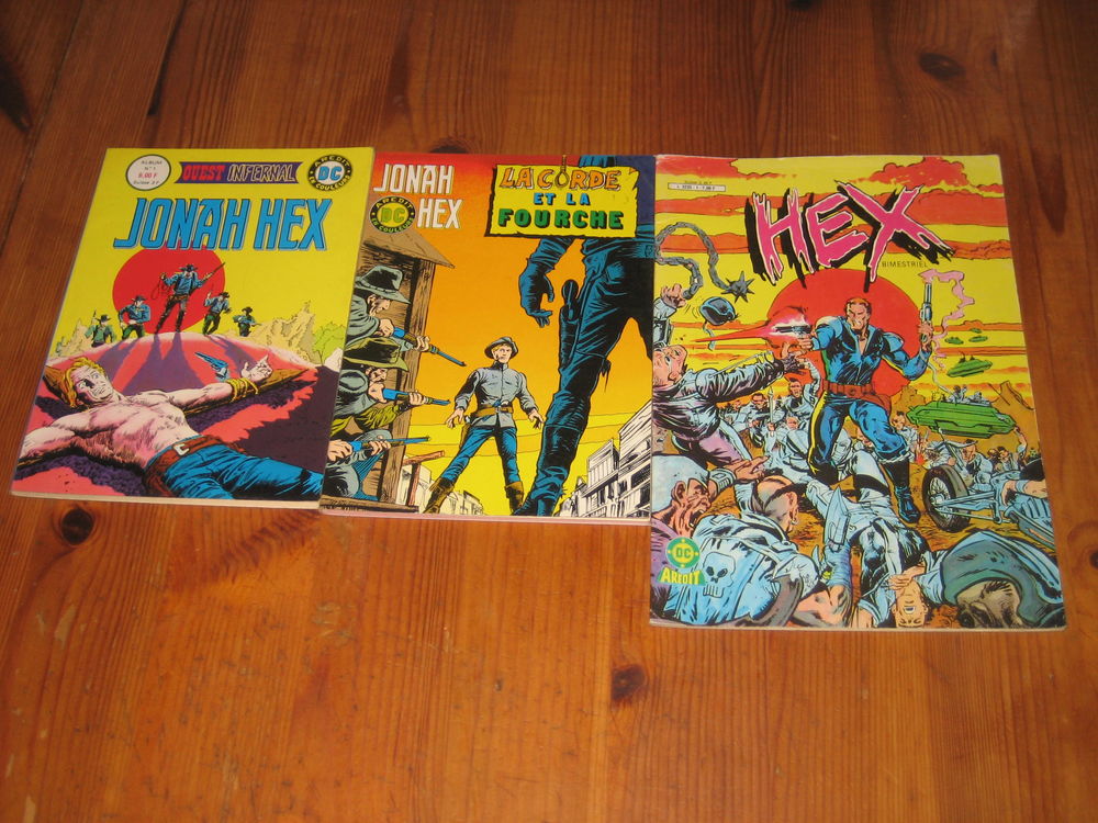 lot 3 comics JONAH HEX 1+2+ HEX 1 aredit dc 1980/86 10 C�zy (89)