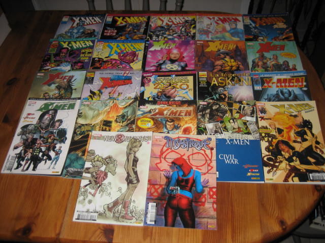 lot 22 comics X MEN xmen mystique new mutants etc...PANINI marvel france 45 C�zy (89)