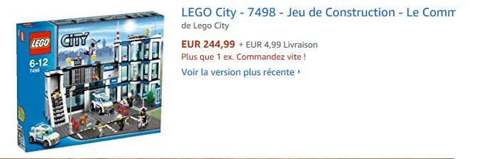 Commissariat de police L�go avec prison et v�hicules. 48 Chatou (78)