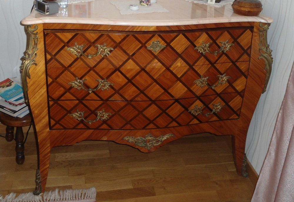 Commode ancienne en bois de rose marquet� 450 Carcassonne (11)