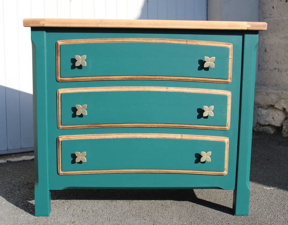 Commode en ch�ne r�nov�e 235 Reims (51)