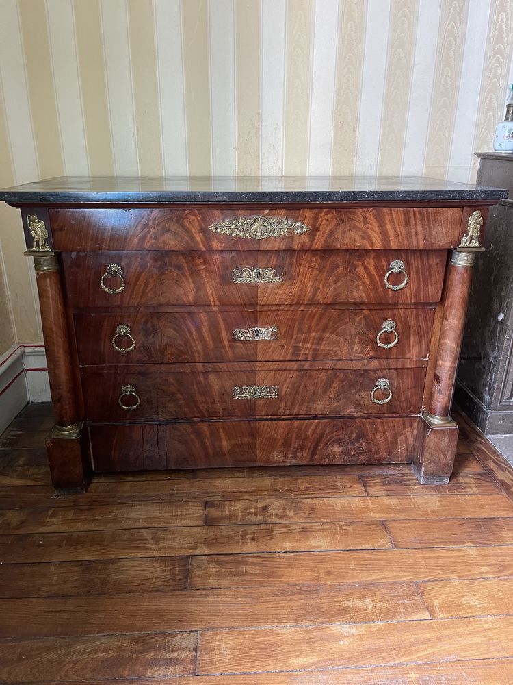 Commode empire avec bronze 380 Verdun (55)