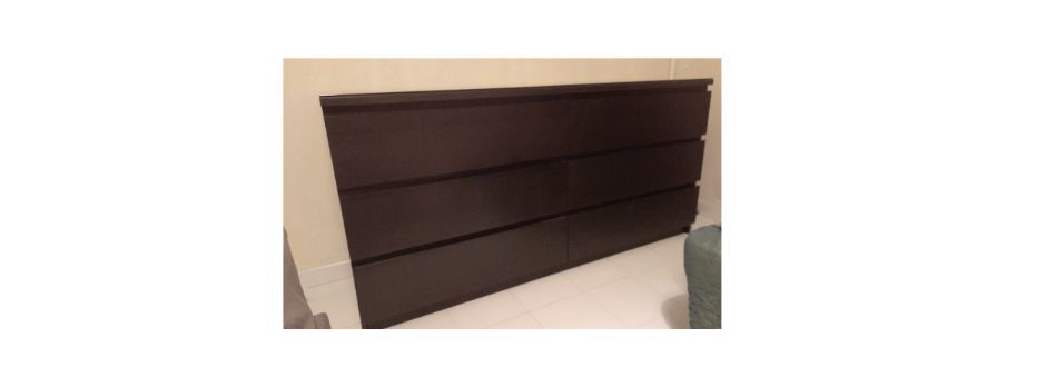 ? ? Commode IKEA MALM 6 tiroirs + plateau en verre 85 Bouzigues (34)