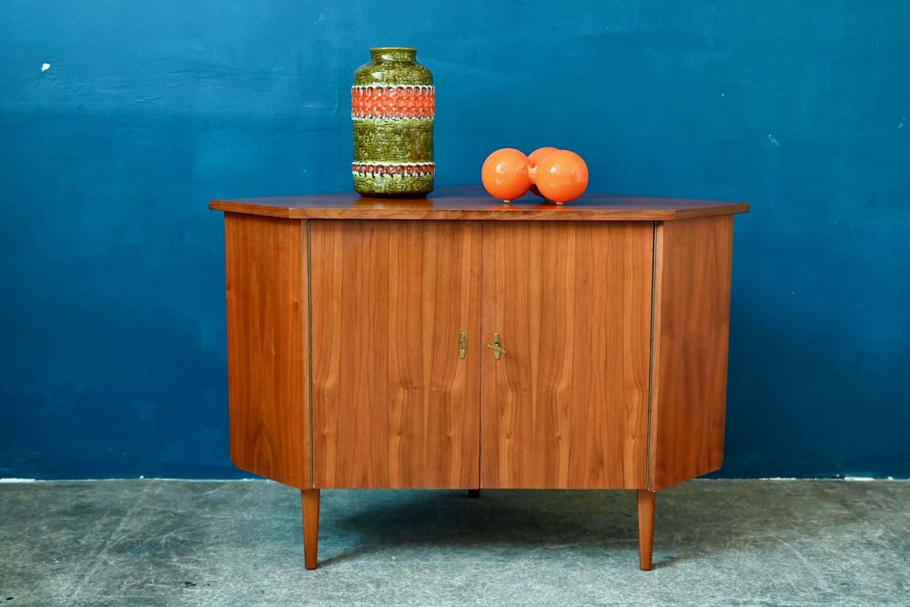 Commode ou meuble de coin d'angle ancien style vintage 480 Wintzenheim (68)