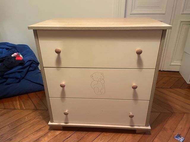 Commode pour chambre enfant, beige 25 Paris 3 (75)