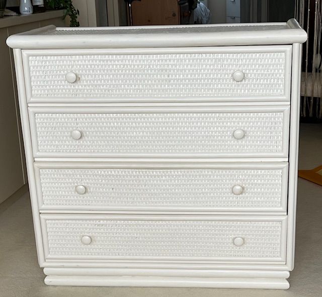 COMMODE ROTIN BLANC CASSE 55 Saint-Herblain (44)
