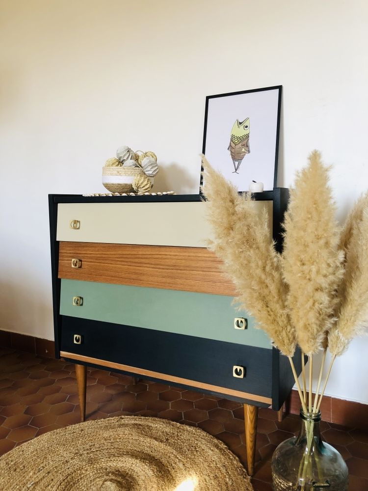 Commode scandinave vintage 420 Montreuil-Bellay (49)