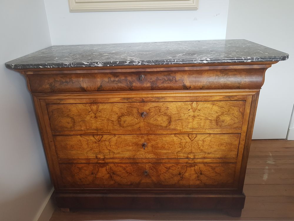 Commode Style Louis Philippe avec Plateau en marbre 600 Annonay (07)