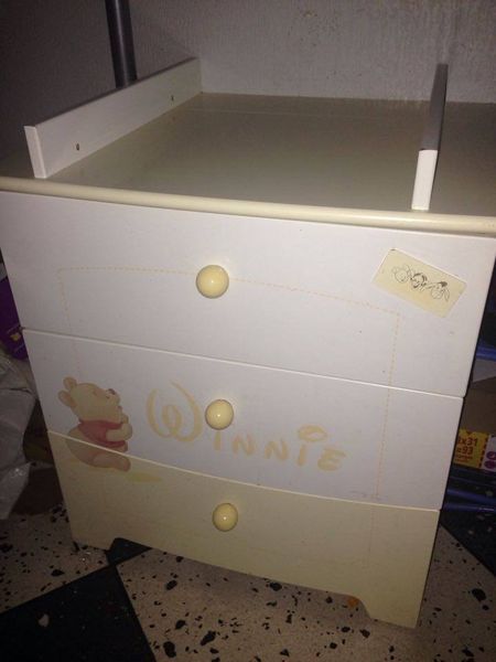 commode table a langer winnie l'ourson