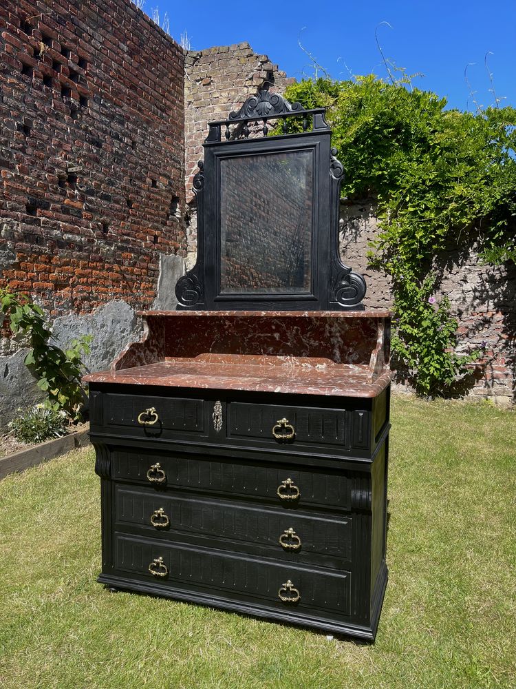 Commode vintage avec miroir 310 Tourcoing (59)