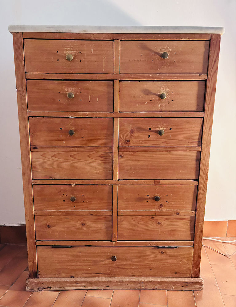 2 commodes en bois et marbre 1000 Avignon (84)