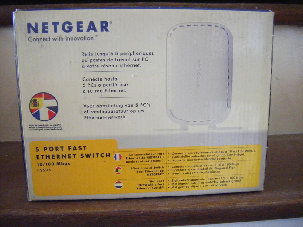 Commutateur ethernet 5 ports NETGEAR FS 605 10 Saint-Yrieix-la-Perche (87)