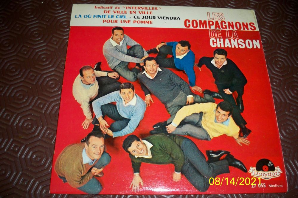 LES COMPAGNONS DE LA CHANSON 45T 10 Sucy-en-Brie (94)