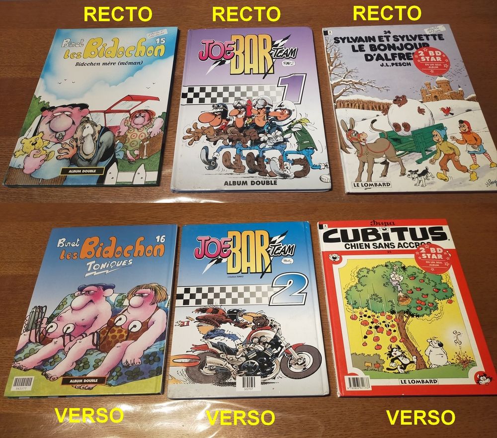 Lot complet de 3 BD doubles albums
12 Mirecourt (88)