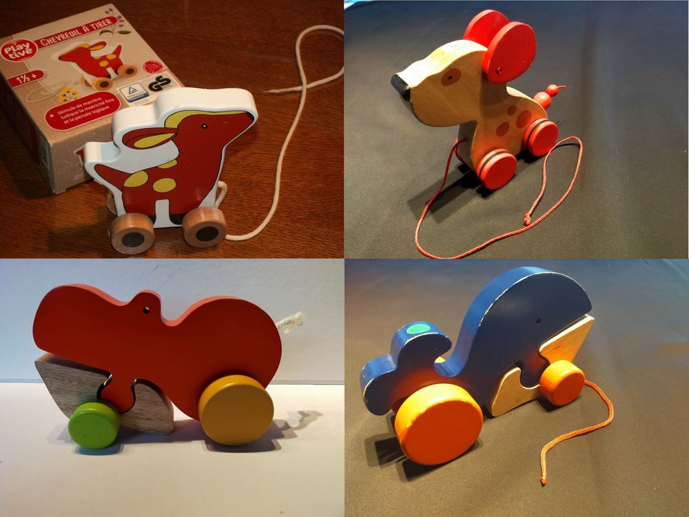 Lot complet de 4 jouets en bois
10 Mirecourt (88)