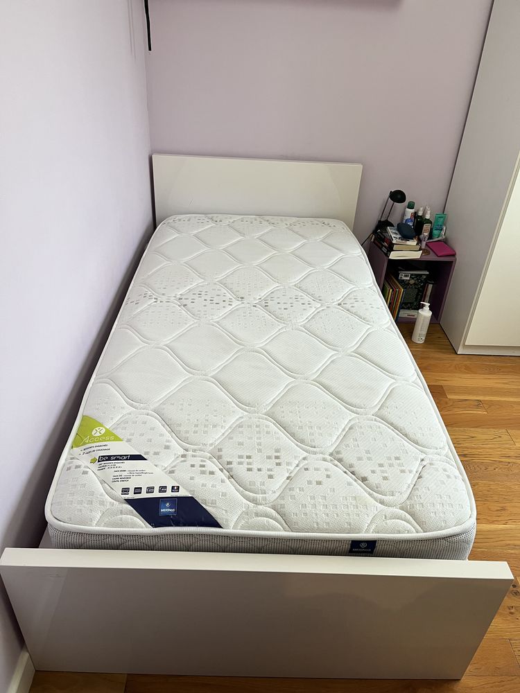 Lit complet une place (cadre+sommier+matelas) Aix en Provenc 200 Luynes (13)