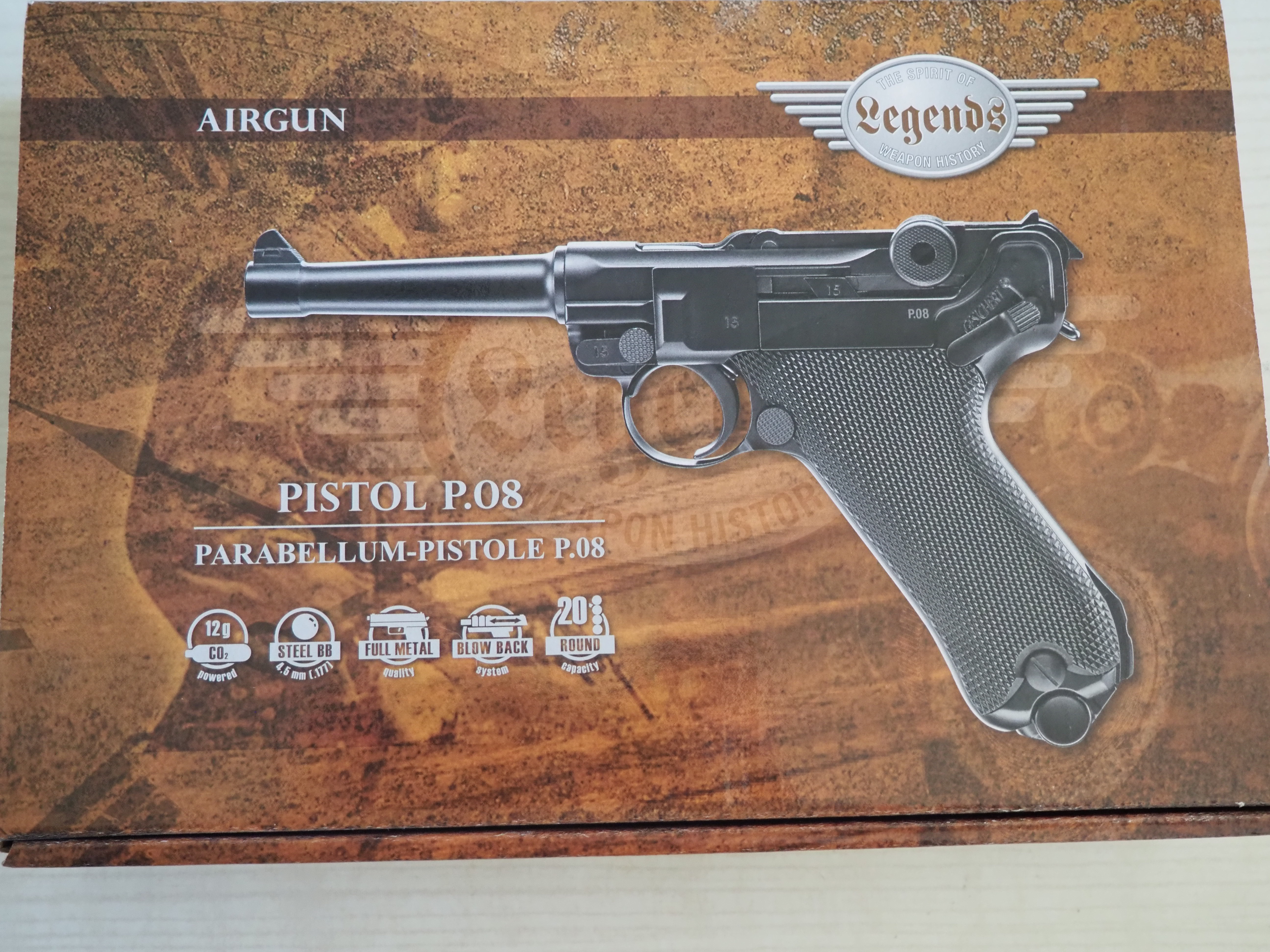 AIR comprim�, LUGER P-08 Blowback (recul de la culasse)
0 Blanzat (63)