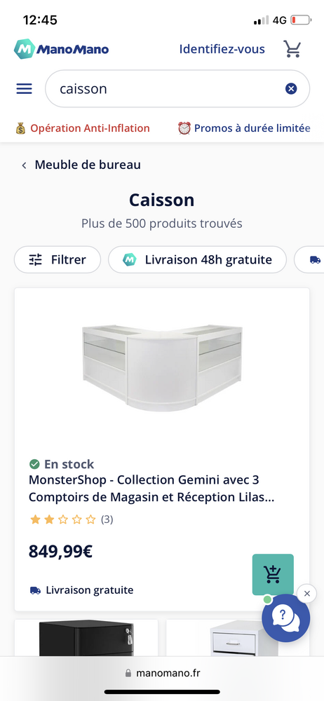 Comptoir caisse 500 Lagnieu (01)