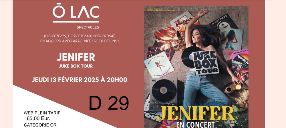 Concert Jenifer 13 f�vrier 65 Kolbsheim (67)