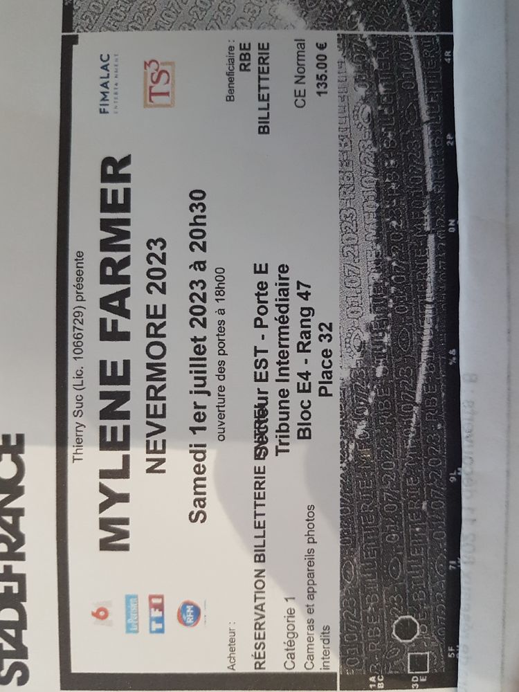 Concert Myl�ne farmer 90 Bertrange (57)