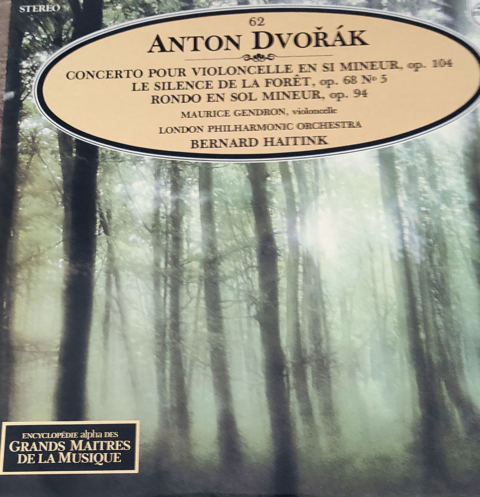 Dvo?�k ? Concerto pour violoncelle / Haitink / M. Gendron 40 Andernos-les-Bains (33)
