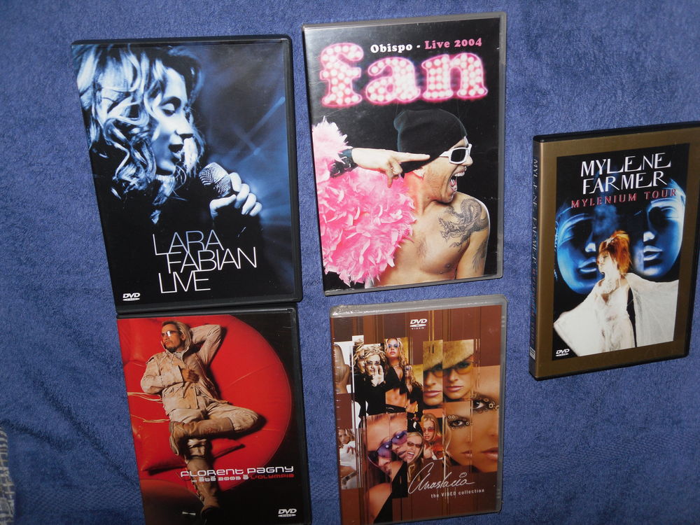 Concerts: M.Farmer, F.Pagny, LFabian, P.Obispo TBE 2 Neuville-de-Poitou (86)