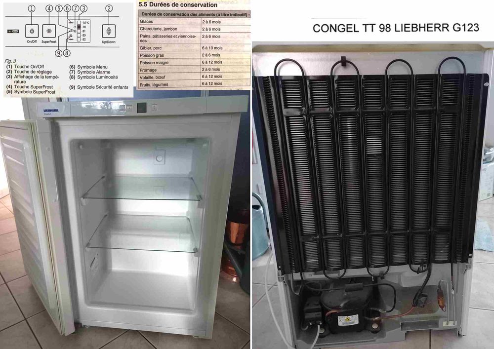 Cong�lateur LIEBHERR 3 Tiroirs 100 Fouras (17)