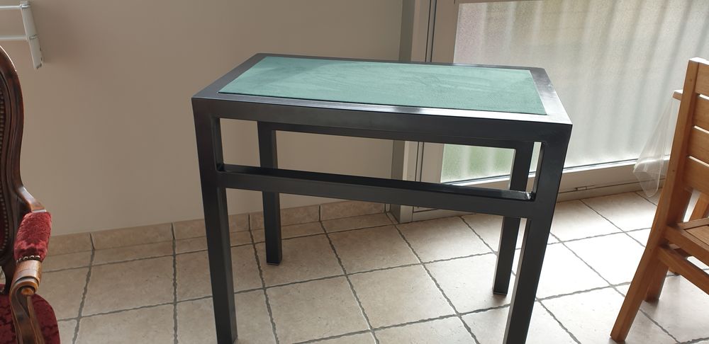 console artisanale en acier gris fonc� 0 Saint-Priest (69)