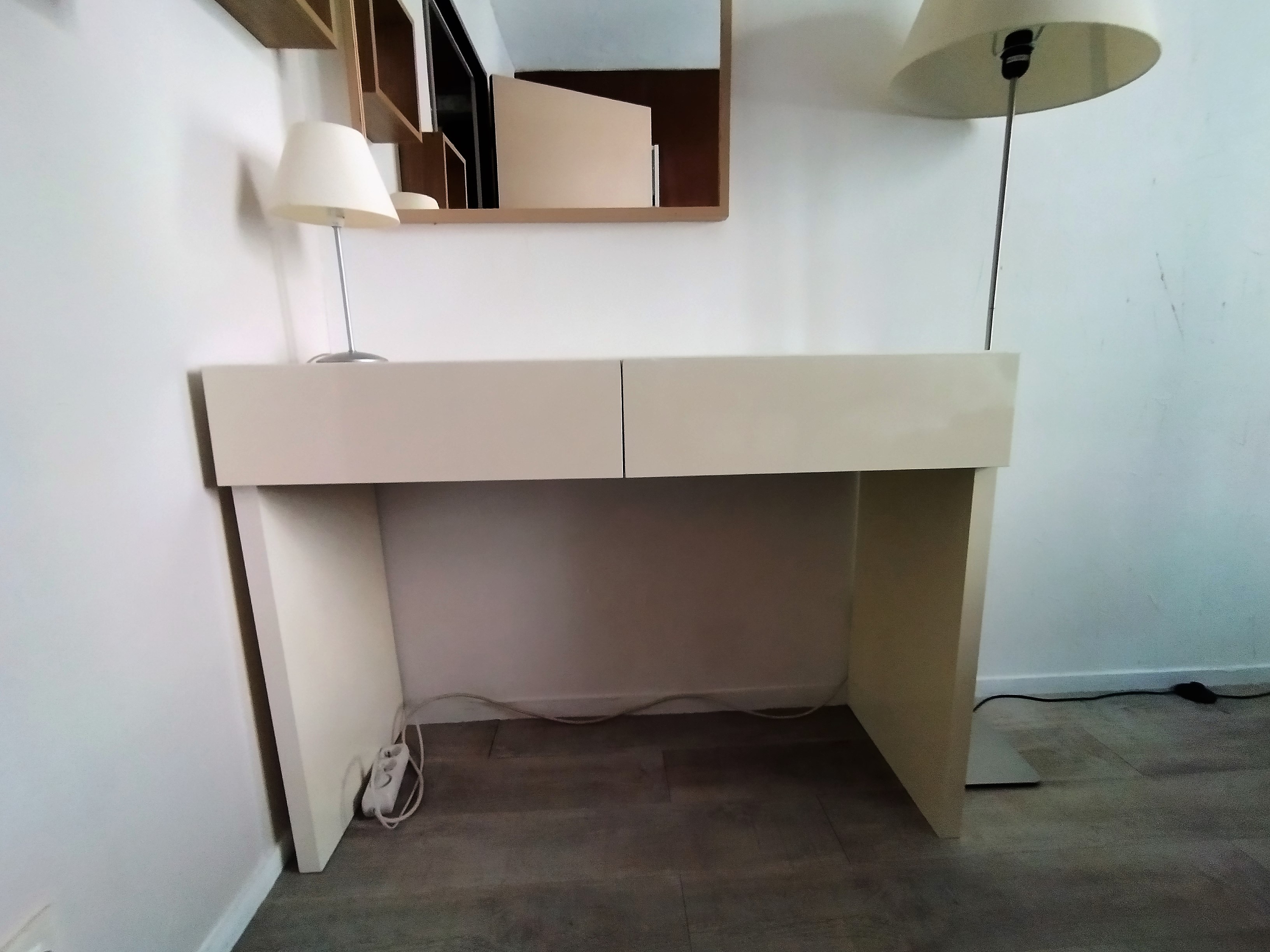 Console blanc laqu� 80 Paris 4 (75)