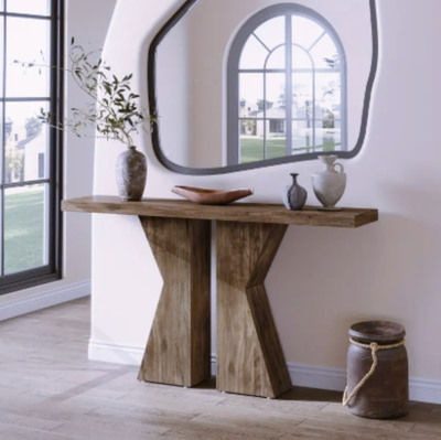 Console en bois massif ? design sculptural & esprit naturel 165 Lyon 9 (69)