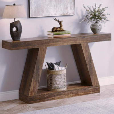 Console bois massif inspiration artisanale ? Tendance nature 149 Lyon 2 (69)