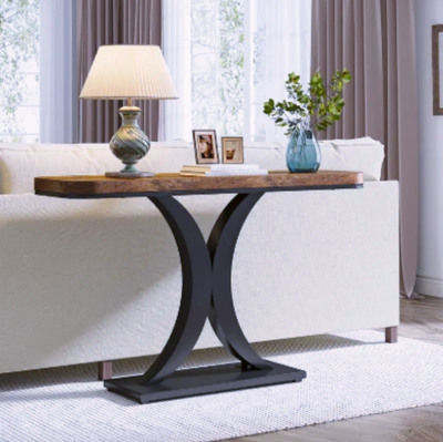 Console bois et m�tal ? design en X, style industriel chic & 155 Lyon 9 (69)