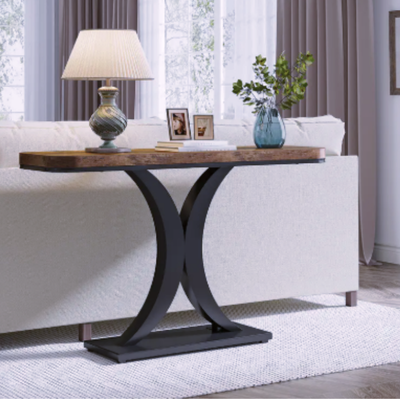 Console bois & m�tal ? �l�gance moderne & pr�sence architect 175 Lyon 9 (69)