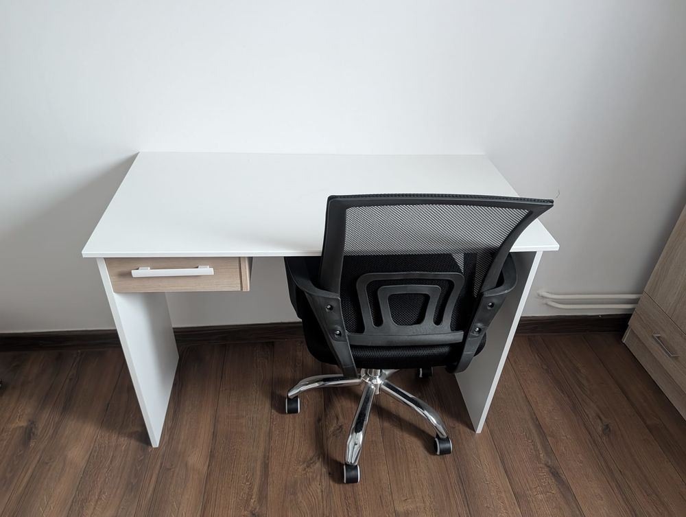 Console bureau ch�ne H73,50cm largeur 50cm longueur 100,80cm 35 �ragny (95)