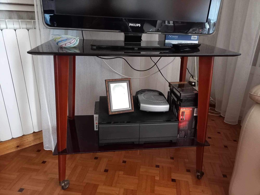 Console desserte Formica vintage � roulettes 50 Chapareillan (38)