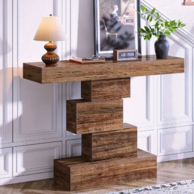 Console d'entr�e en bois massif ? Design architectural & cha 155 Lyon 9 (69)