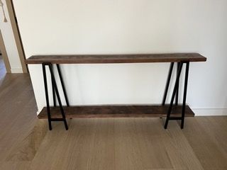 Console 2 �tag�res bois /m�tal noir
250 Antibes (06)